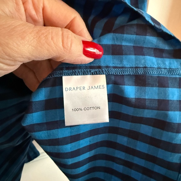 Draper James Loretta Shirtdress Gingham, XL - Picture 7 of 8